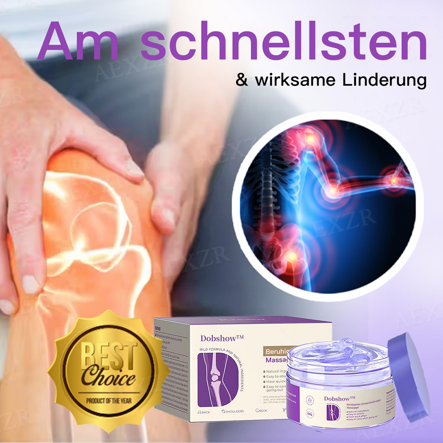 đ¨ââď¸Dobshow⢠Kurkuma & Emu-Ăl Arthritis Beruhigende Schmerzlinderung Massage Gel