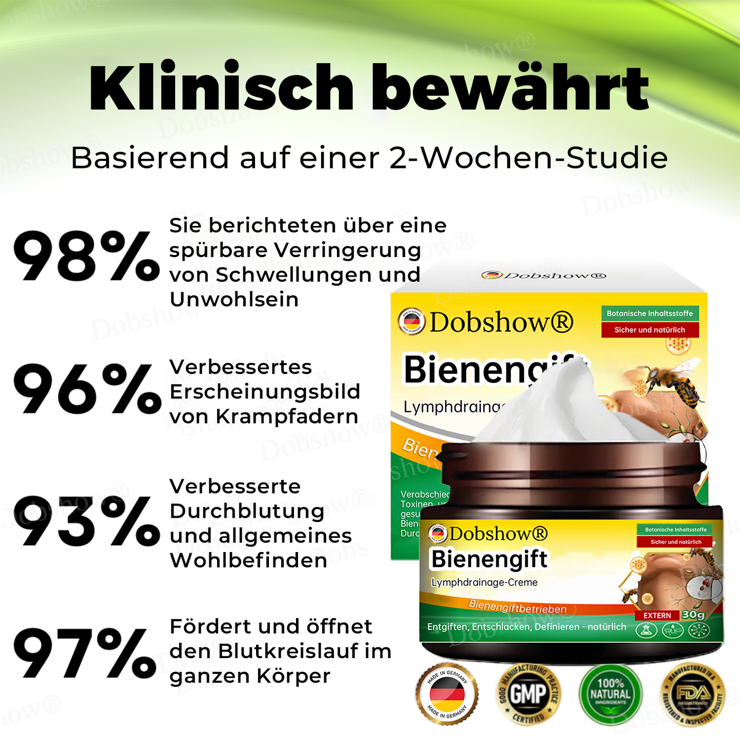 🐝Dobshow® Bienengift Lymphdrainage-Creme