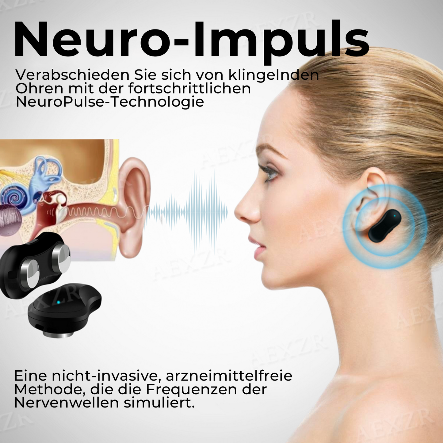 Audinix™ 💓HAPPY 2025💓 Gerät zur Linderung von Tinnitus