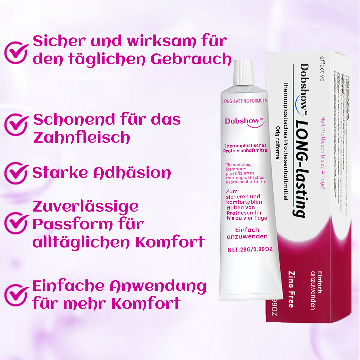 Dobshow™🔥Kaufe 1 und erhalte 1 gratis🔥Thermoplastischer Gebisskleber🦷