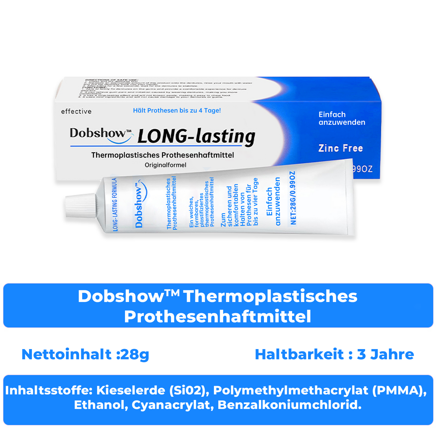 Dobshow™🔥Kaufe 1 und erhalte 1 gratis🔥Thermoplastischer Gebisskleber🦷