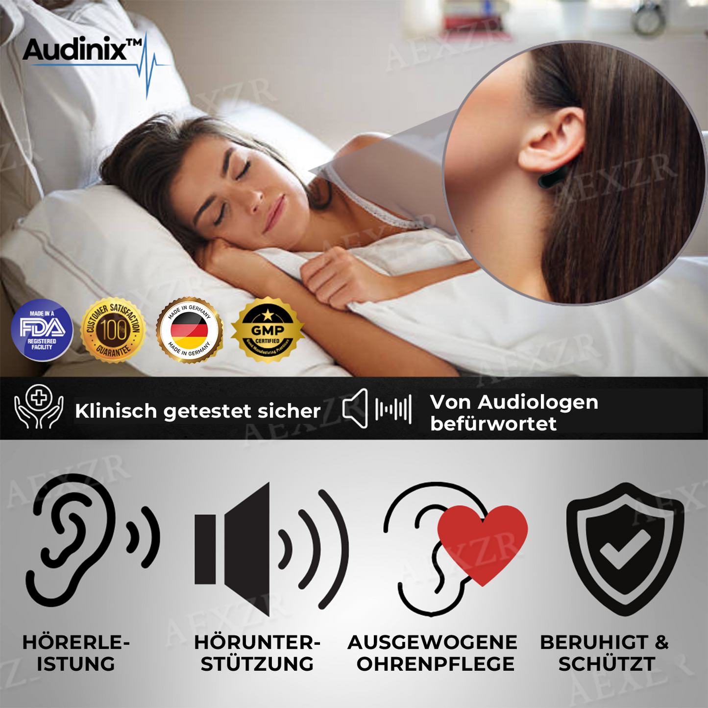 Audinix™ 💓HAPPY 2025💓 Gerät zur Linderung von Tinnitus