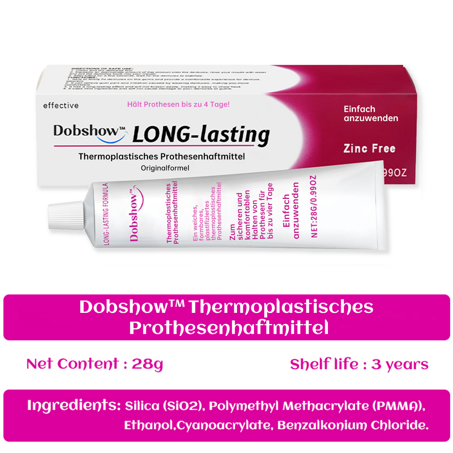 Dobshow™🔥Kaufe 1 und erhalte 1 gratis🔥Thermoplastischer Gebisskleber🦷