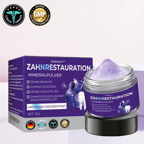🦷Dobshow™ Zahnreparatur-Mineralpulver >> 🔥1+1 Gratis🔥