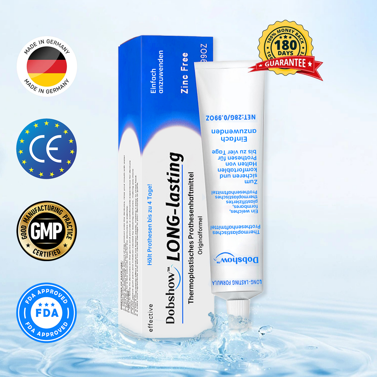 Dobshow™🔥Kaufe 1 und erhalte 1 gratis🔥Thermoplastischer Gebisskleber🦷