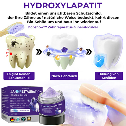 🦷Dobshow™ Zahnreparatur-Mineralpulver >> 🔥1+1 Gratis🔥